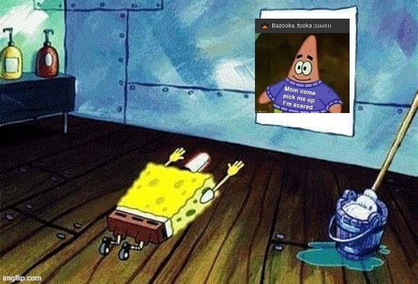 Spongebob bows down | image tagged in spongebob bows down | made w/ Imgflip meme maker