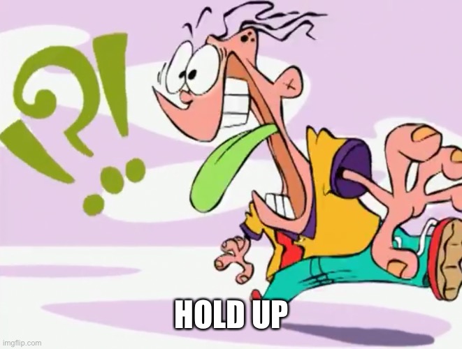 Confused Eddy | HOLD UP | image tagged in confused eddy | made w/ Imgflip meme maker