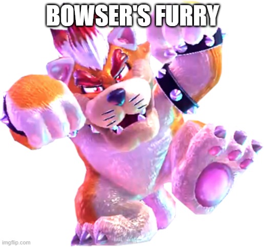 Meowser | BOWSER'S FURRY | image tagged in meowser | made w/ Imgflip meme maker