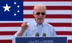 High Quality Biden updated flag Blank Meme Template