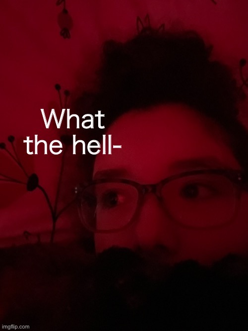 -is below me | image tagged in what the hell | made w/ Imgflip meme maker