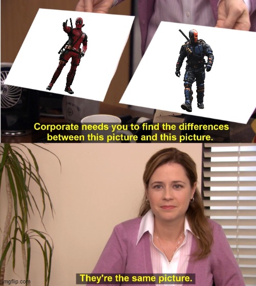 begun the clone wars have | image tagged in memes,they're the same picture,funny,arrow,deadpool | made w/ Imgflip meme maker