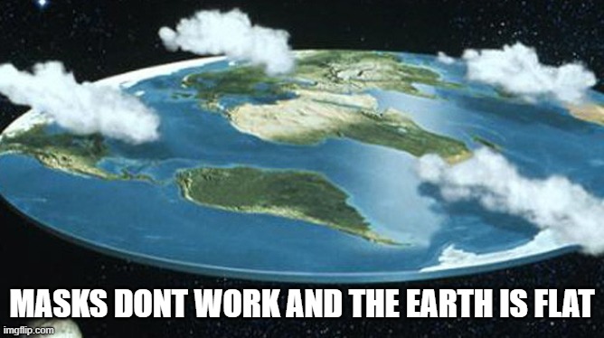 we need to convince flat earthers 9-11 never happened | MASKS DONT WORK AND THE EARTH IS FLAT | image tagged in we need to convince flat earthers 9-11 never happened | made w/ Imgflip meme maker