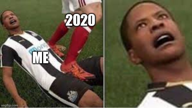 Fifa hurt | 2020; ME | image tagged in fifa hurt | made w/ Imgflip meme maker