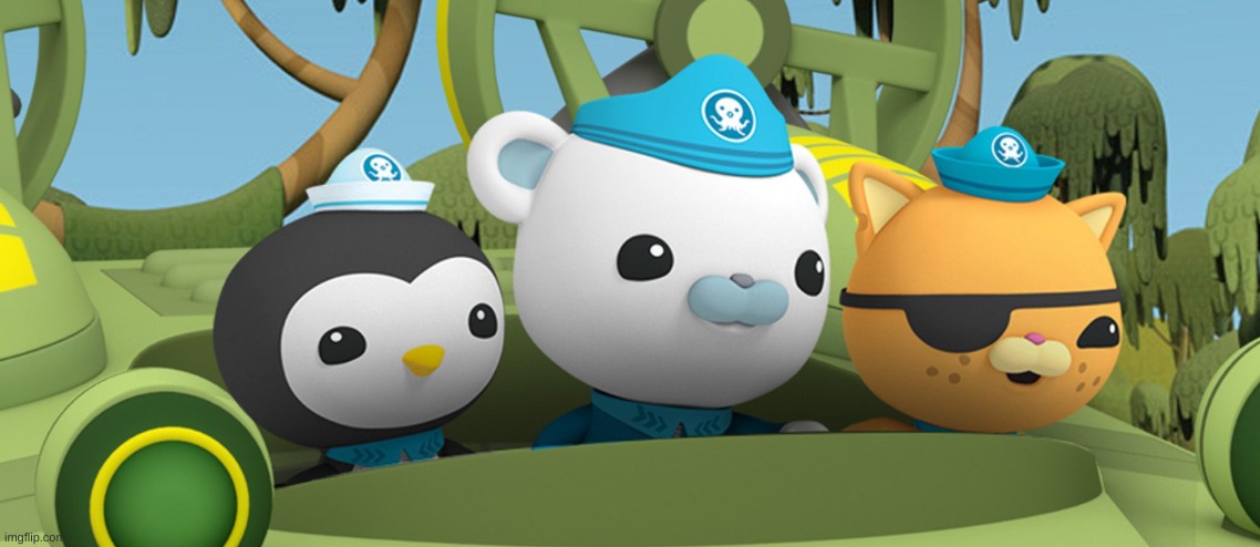 SHOOT I FORGOT TO ADD THE OCTONAUTS TO THE GAMES | image tagged in me and the bois on the hunt to find who the frick asked | made w/ Imgflip meme maker