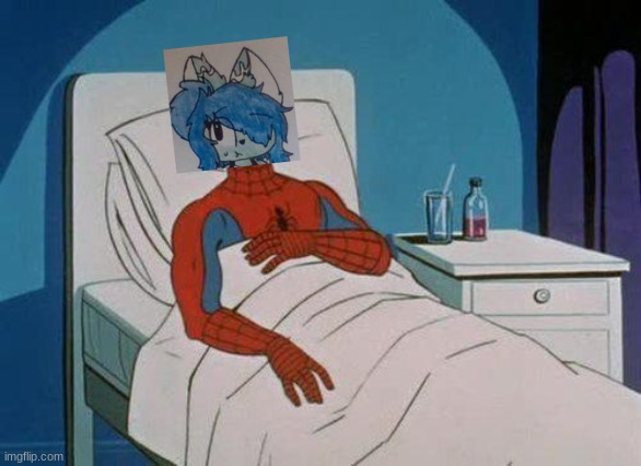 Diamond:w-where am i (she ended up here in a hospital after poison gas) | image tagged in memes,spiderman hospital,spiderman | made w/ Imgflip meme maker