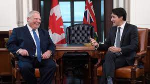 Trudeau and Ford Blank Meme Template