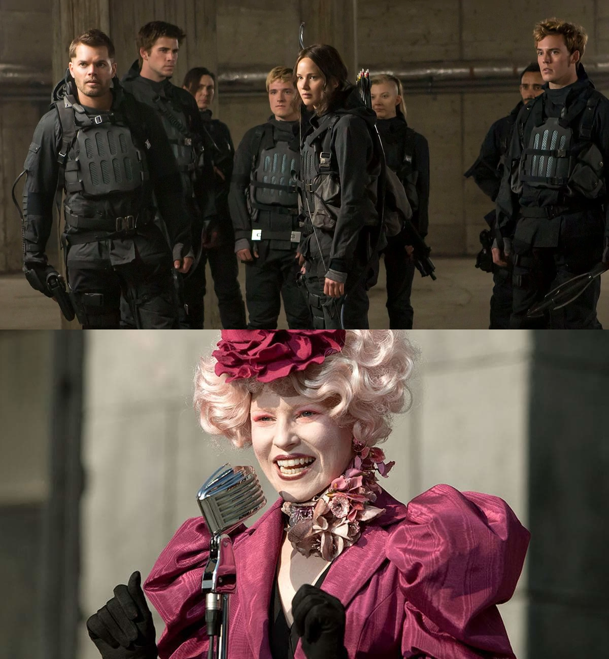 High Quality Hunger Games - Katniss vs Effie Blank Meme Template