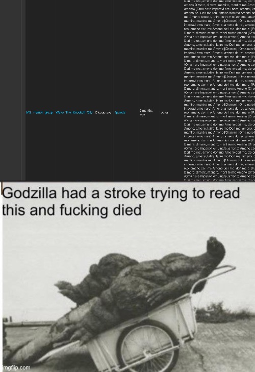 image tagged in godzilla | made w/ Imgflip meme maker