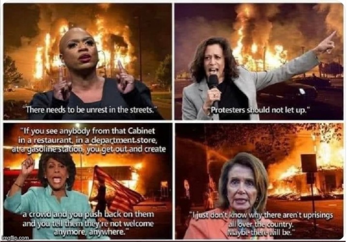 Democrats inciting violence | image tagged in democrats inciting violence | made w/ Imgflip meme maker