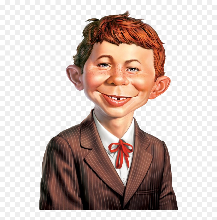 High Quality Alfred E Newman png 2 Blank Meme Template