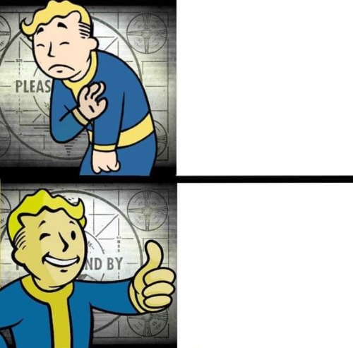 Fallout Drake Blank Meme Template