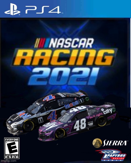 The official game of the 2021 NASCAR Cup Series season. | image tagged in nr2021,nascar racing 2021 season,fake games,playstation,ps4 | made w/ Imgflip meme maker