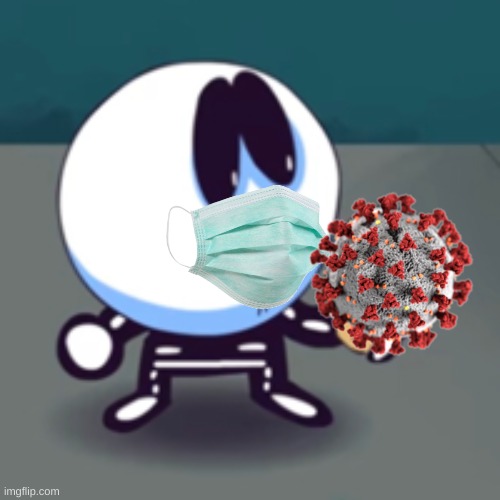 DON'T TOUCH DA VIRUS SKID | image tagged in skid ice cream | made w/ Imgflip meme maker