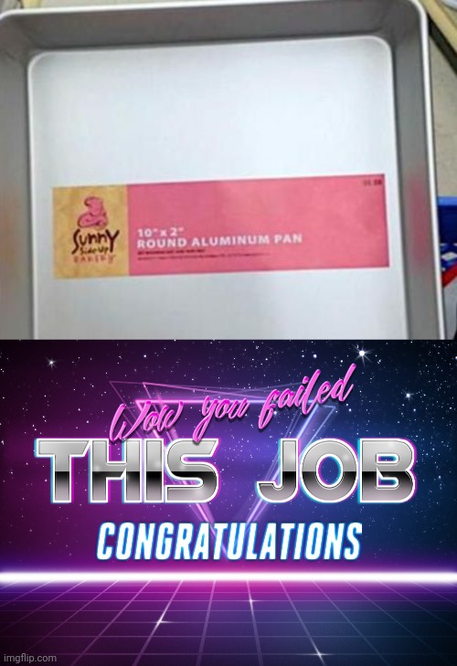 image tagged in wow you failed this job | made w/ Imgflip meme maker