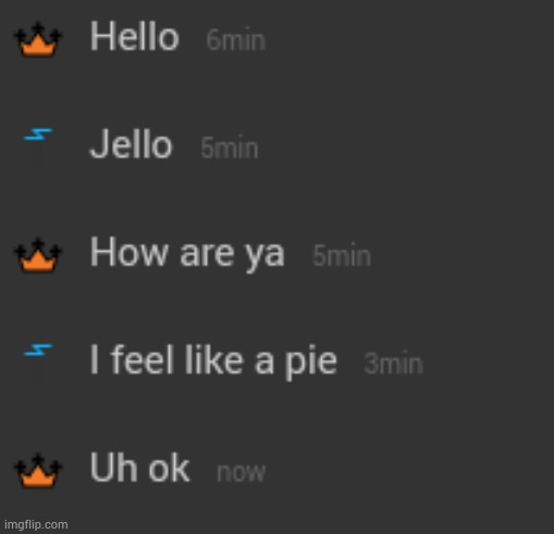 An intellectual conversation | made w/ Imgflip meme maker