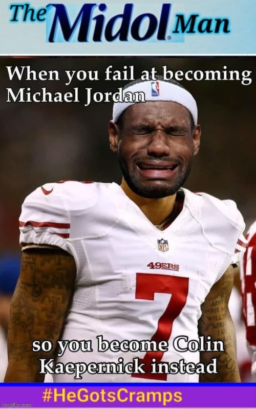 The Midol Man just like Colon | image tagged in lebron james | made w/ Imgflip meme maker