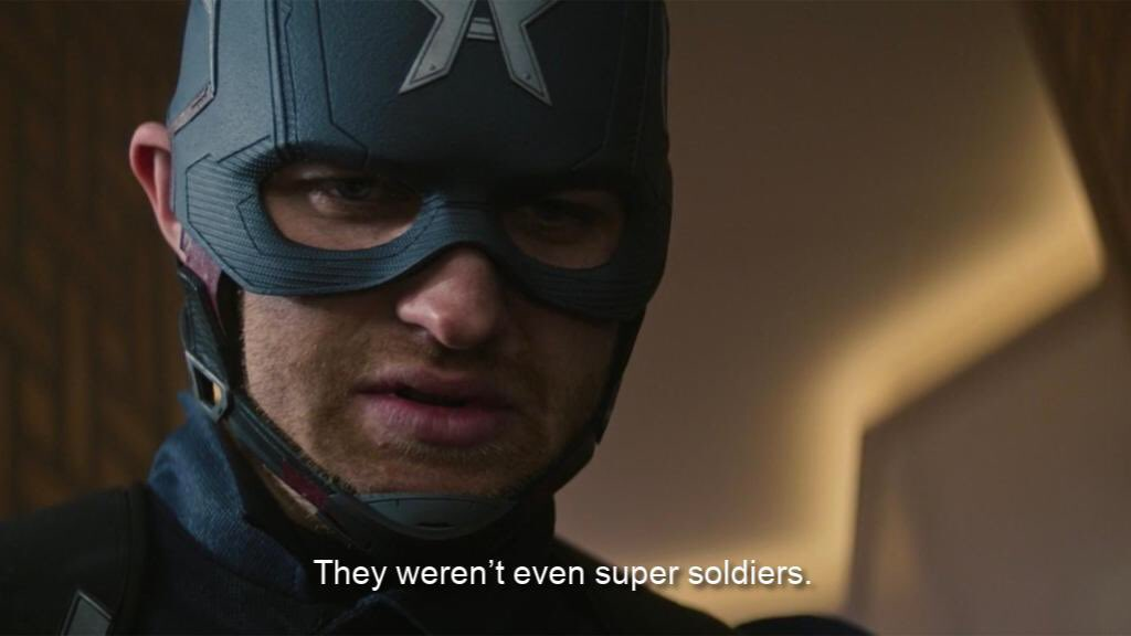 They Weren't Even Super soldiers Blank Meme Template