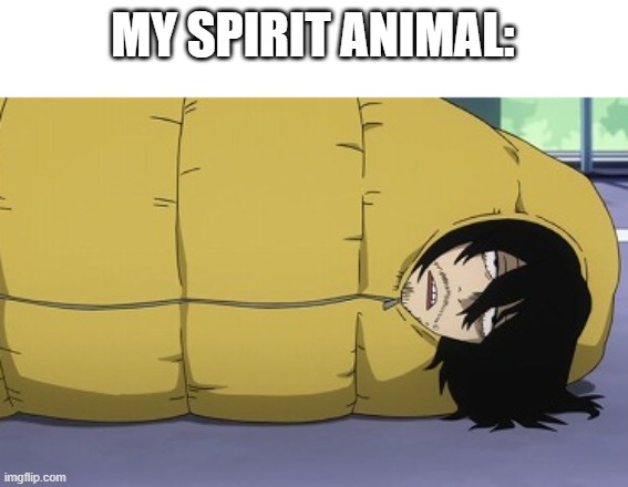 so true | MY SPIRIT ANIMAL: | image tagged in aizawa shouta | made w/ Imgflip meme maker
