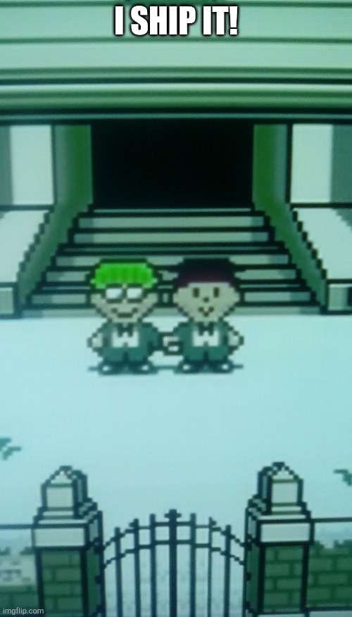 Jeff x Tony | I SHIP IT! | image tagged in ship,earthbound | made w/ Imgflip meme maker