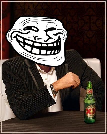 trollface interesting man Blank Meme Template