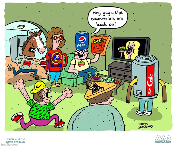 Meanwhile in a alternative universe... | image tagged in comics/cartoons,commercials,funny | made w/ Imgflip meme maker