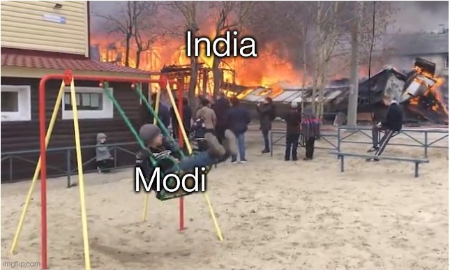 Modi 2021 | India; Modi | image tagged in swing fire | made w/ Imgflip meme maker