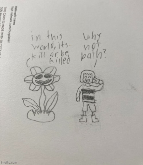 drawing i did on an old birthday card | image tagged in memes,drawing | made w/ Imgflip meme maker