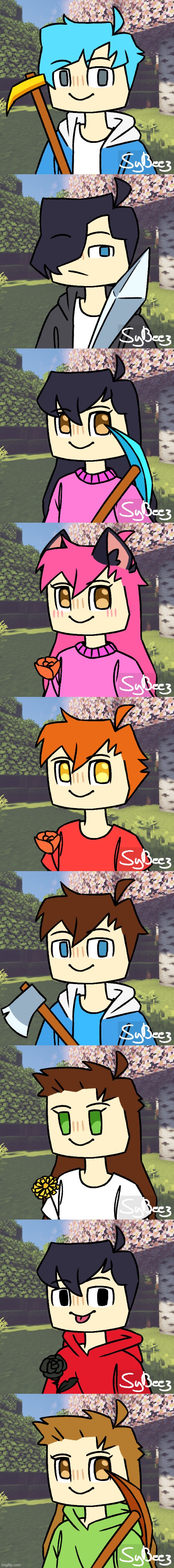 Aphmau crew with a picrew | made w/ Imgflip meme maker