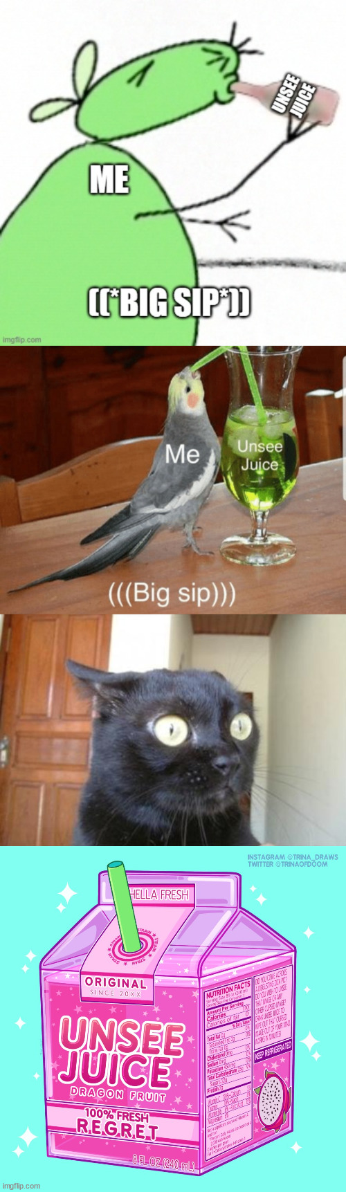 image tagged in 12 oz m unsee beer,unsee juice,cannot be unseen cat | made w/ Imgflip meme maker