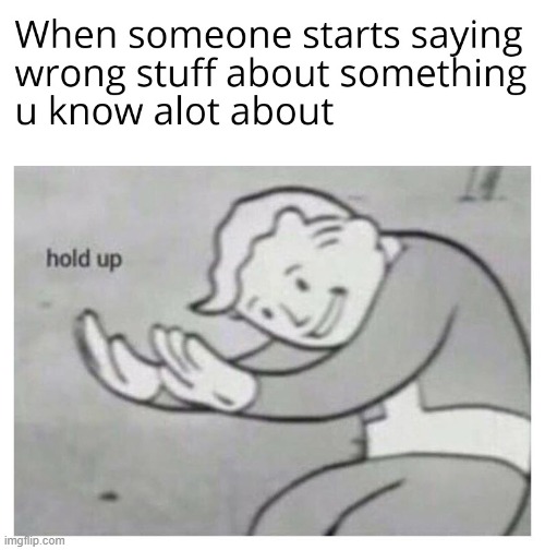 hold up | image tagged in hold up,fallout hold up,memes | made w/ Imgflip meme maker