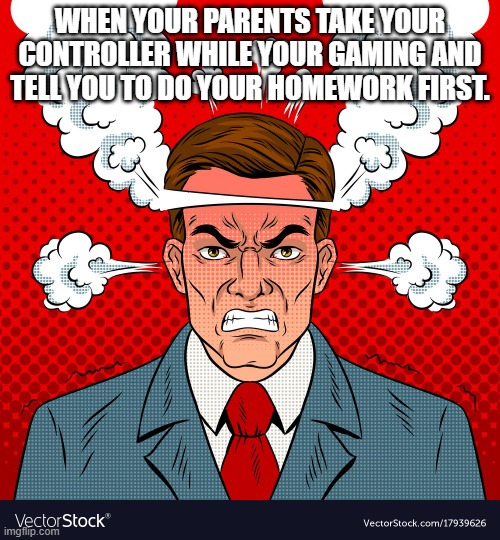 A DUDE CRYING | WHEN YOUR PARENTS TAKE YOUR CONTROLLER WHILE YOUR GAMING AND TELL YOU TO DO YOUR HOMEWORK FIRST. | image tagged in sad,angry,gamer,video games,homework,parents | made w/ Imgflip meme maker