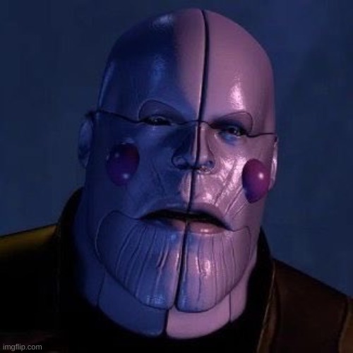 funtime thanos | image tagged in memes,fnaf,wtf,thanos | made w/ Imgflip meme maker