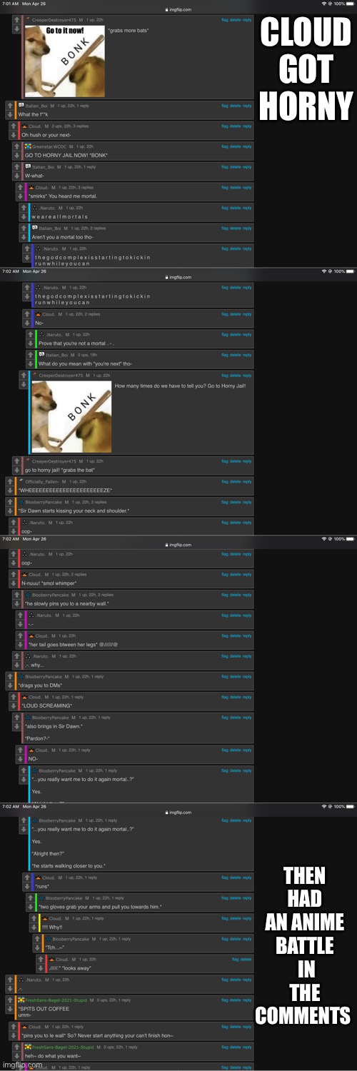 XD this is comedy | CLOUD GOT HORNY; THEN HAD AN ANIME BATTLE
 IN THE COMMENTS | image tagged in disney killed star wars,star wars kills disney | made w/ Imgflip meme maker