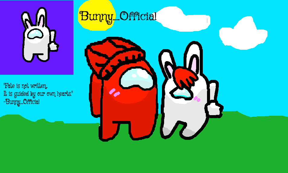 Bunny_Official Announcement Template Blank Meme Template