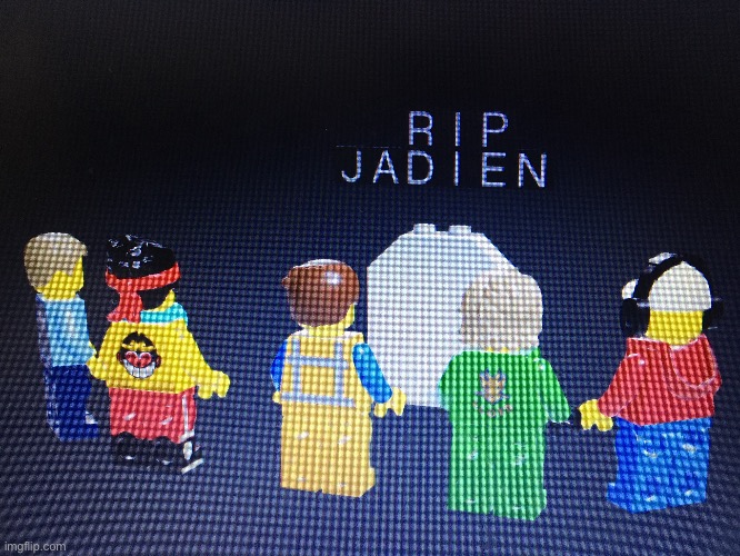 The lego characters sad for jaiden :( | made w/ Imgflip meme maker