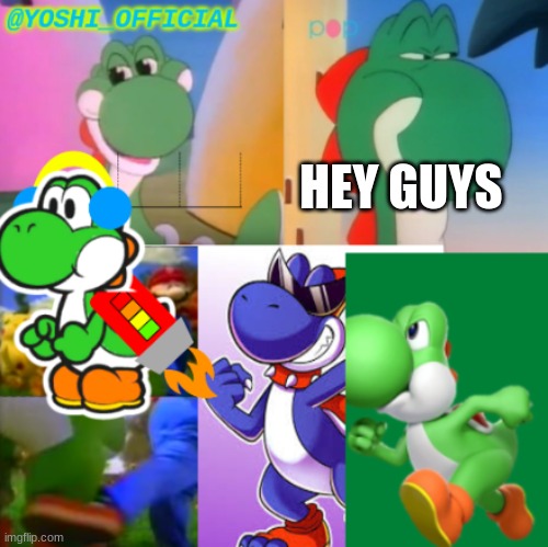 Good Afternoon! How Ya Doin' | HEY GUYS | image tagged in yoshi_official announcement temp v2 | made w/ Imgflip meme maker