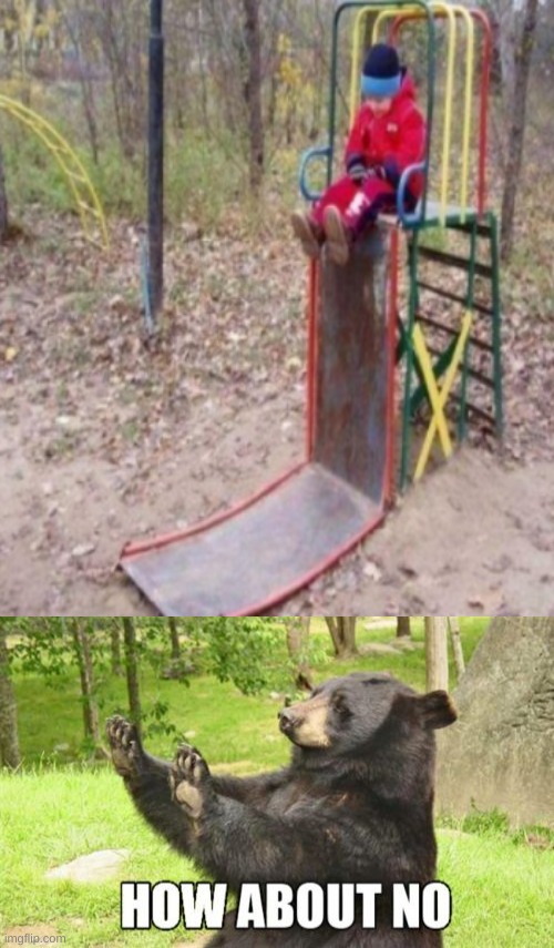 ill take a pass | image tagged in memes,how about no bear,funny,slide,not really a gif | made w/ Imgflip meme maker