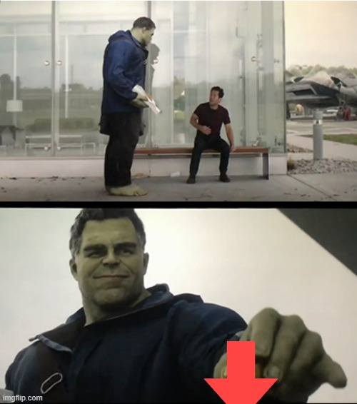 Hulk gives Antman taco | image tagged in hulk gives antman taco | made w/ Imgflip meme maker