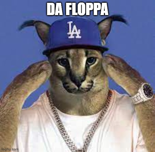 Da floppa | DA FLOPPA | image tagged in funny memes | made w/ Imgflip meme maker
