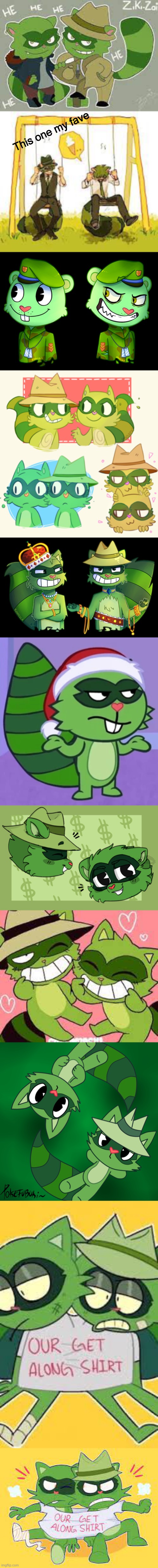 All my HTF pics. I have a Shifty and Lifty obsession :P |  This one my fave | image tagged in happy tree friends | made w/ Imgflip meme maker