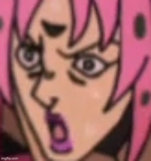 Surprised Diavolo Face | image tagged in surprised diavolo face | made w/ Imgflip meme maker