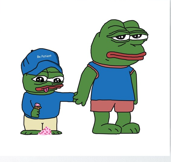 Pepe and little brother Blank Meme Template