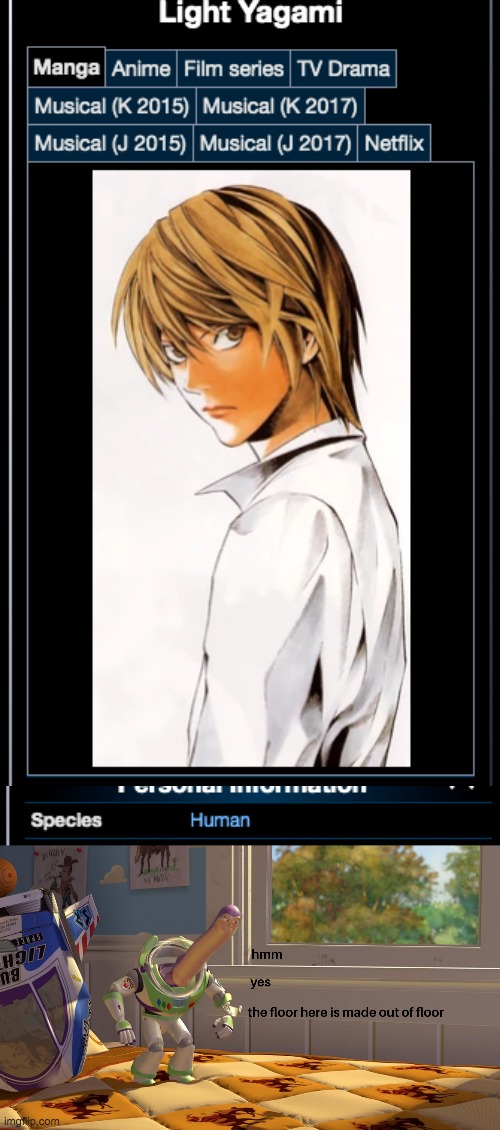 image tagged in hmm yes the floor is made out of floor | made w/ Imgflip meme maker