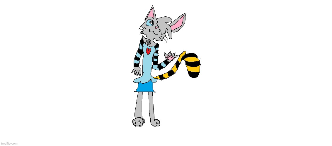 My first furry drawing! (Not very good cuz I used MSPaint) | image tagged in furry,mspaint,me a heppy boi | made w/ Imgflip meme maker