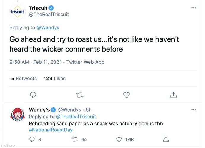 rebranding wendys as a savage twitter account was genius tbh | image tagged in wendy's,rare,insults,rareinsults,rare insults | made w/ Imgflip meme maker