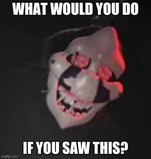 WHAT WOULD YOU DO; IF YOU SAW THIS? | made w/ Imgflip meme maker