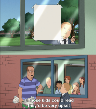 If those kids could read Blank Meme Template