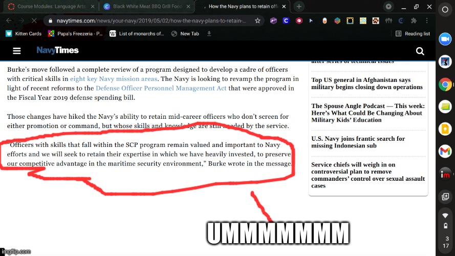 its a real article if yall want the link | UMMMMMMM | made w/ Imgflip meme maker