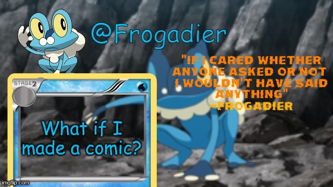 i feel like it's my calling | What if I made a comic? | image tagged in msmg | made w/ Imgflip meme maker